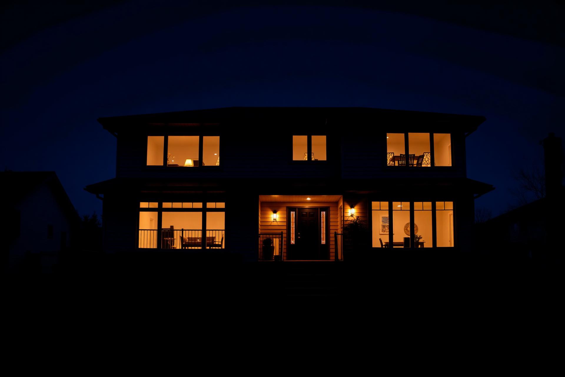 Twilight home exterior