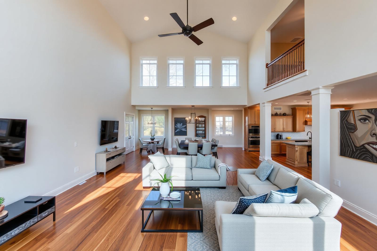 Open concept living room